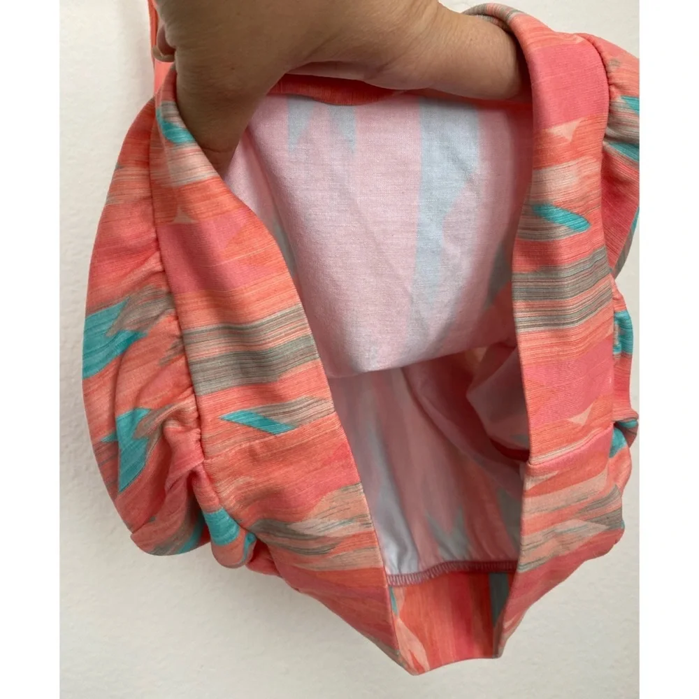 PrAna • Andie Abstract Print Thin Racerback Strap Activewear Tank Top - Picture 7 of 14